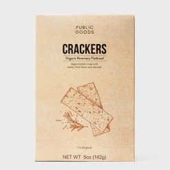 Public Goods Organic Rosemary Crackers Outlet